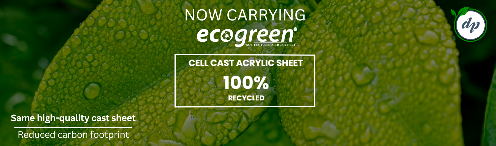 Eco Green Cast Acrylic Sheet